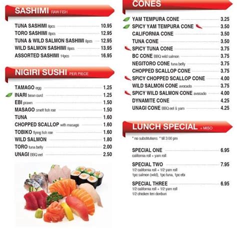 mr sushi and grill menu|mr sushi lynn valley menu.